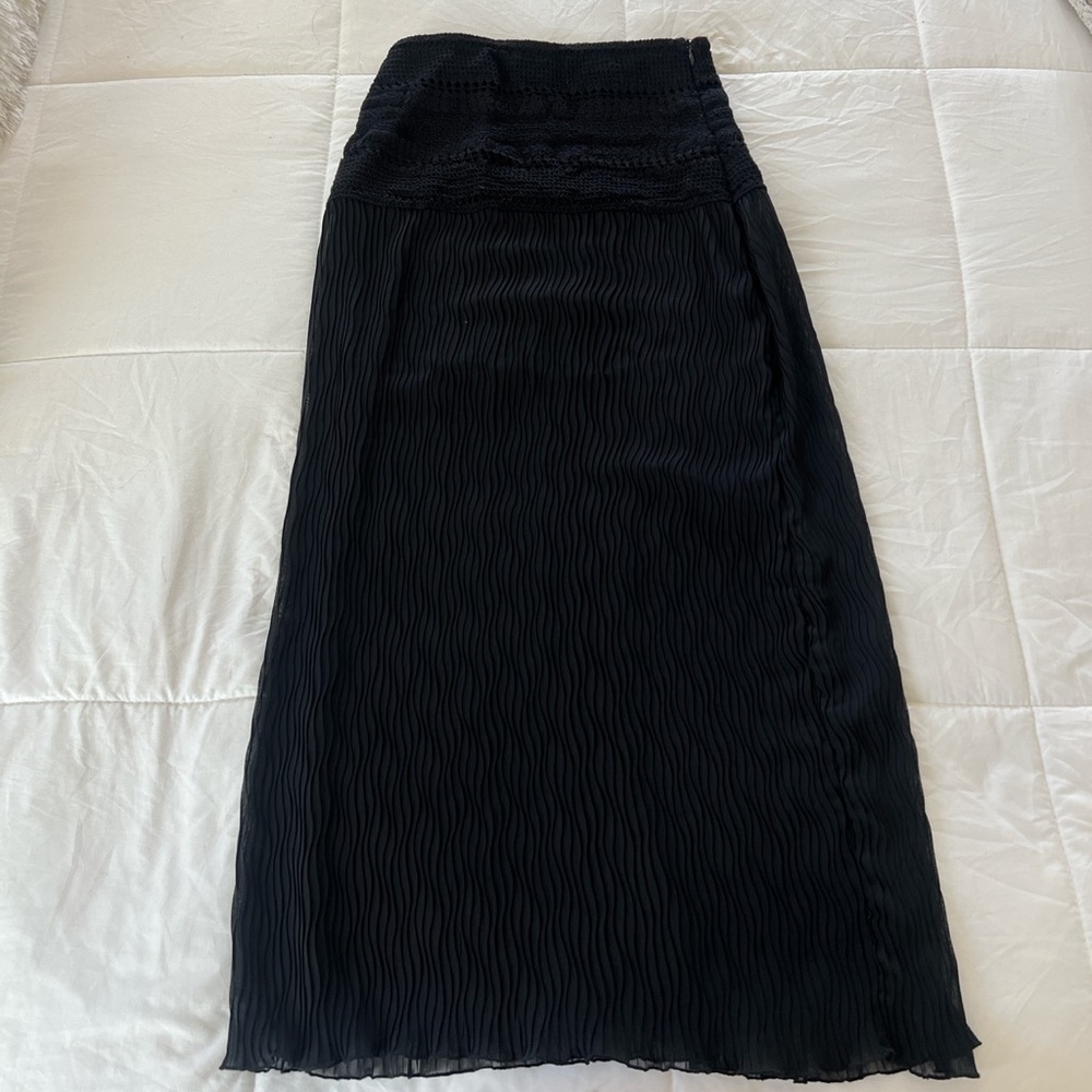 Zara Black Long Skirt